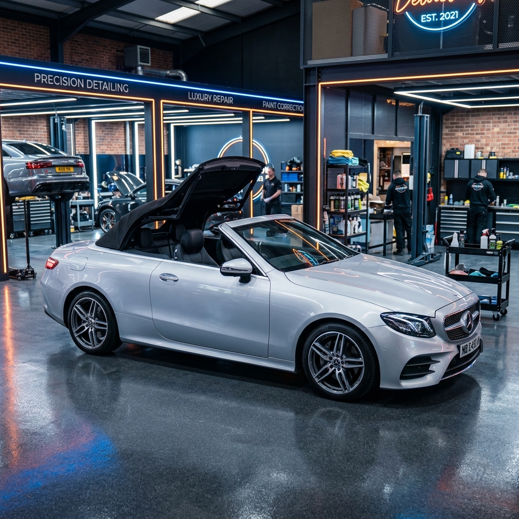 Mercedes E Serisi Cabrio Tente Tamiri